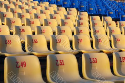 Row of chairs