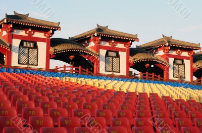Row of chairs