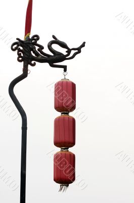 Traditional red lantern