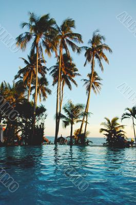 Landscape on beach
