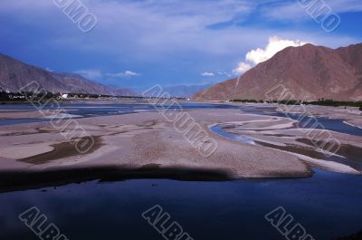 Landscape of Lhasa Tibet