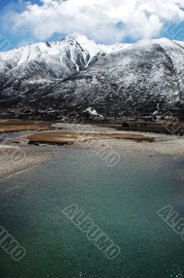 Landscape in winter