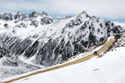 Landscape in winter