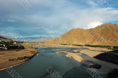Landscape of Lhasa Tibet