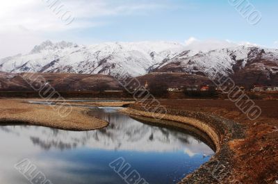 Landscape in winter