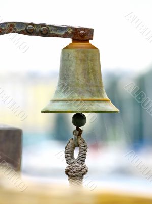 Bell on sailing ship