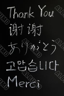 Thank you in various languages