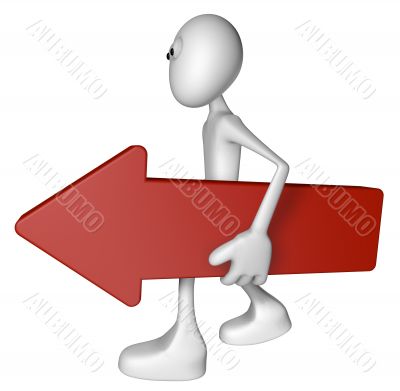red arrow