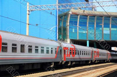 Modern railway station