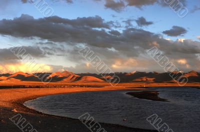 Landscape at lakeside