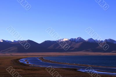 Landscape at lakeside