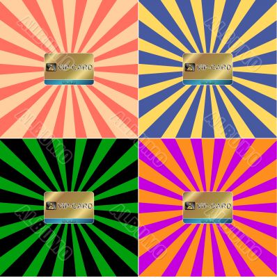 Four gold cards