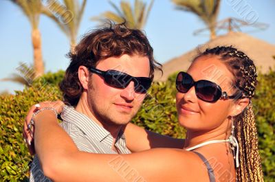 couple in love outdoor
