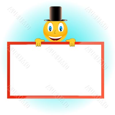 The smiling person and framework