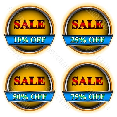 Four buttons sale