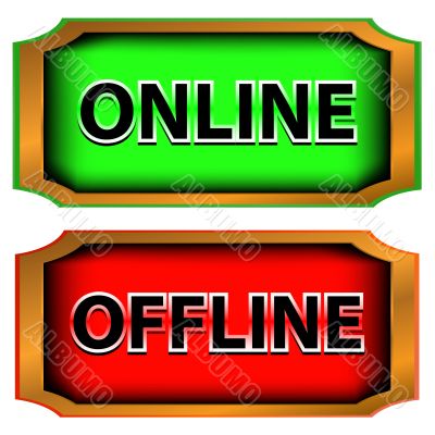 Online and offline icon 