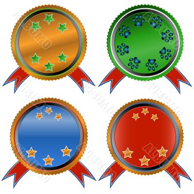 Four web icons