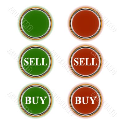 Green and red buttons