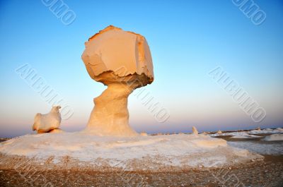 White Desert in Egypt