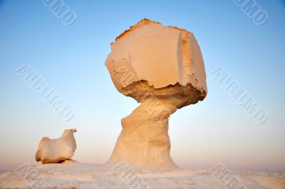 White Desert in Egypt