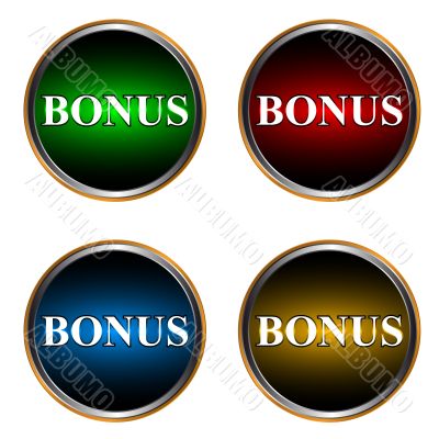 Set from four icons a bonus