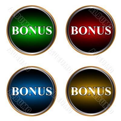 Set from four icons a bonus