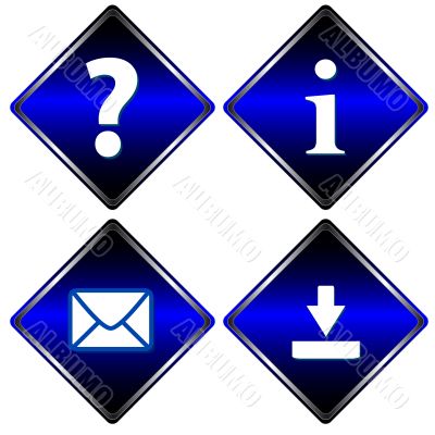 Four web icons