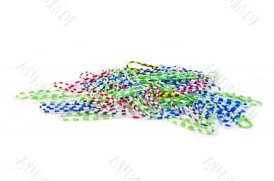 Multi-colored paper clips