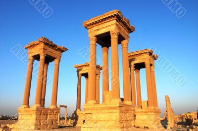 Relics of Palmyra in Syria