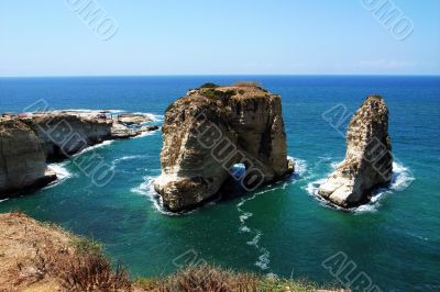 Pigeon Rocks,Beirut Lebanon