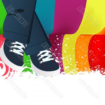 colored Abstract background
