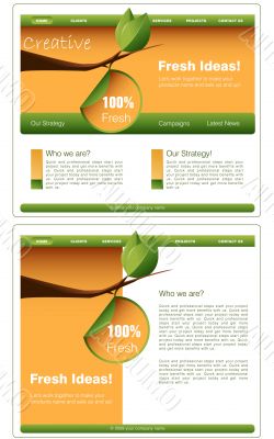 Website template