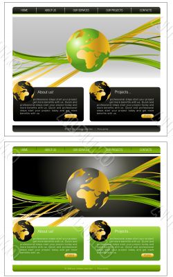 Website template