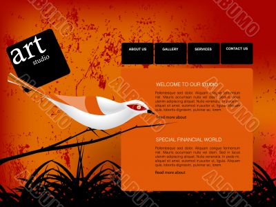 Website template