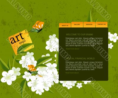 Website template