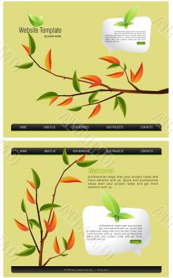 Website template