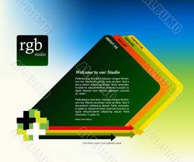 Website template