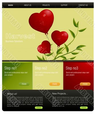 Website template