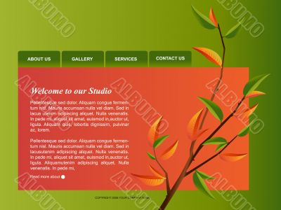 Website template