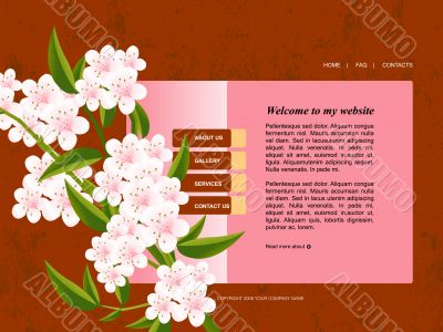 Website template