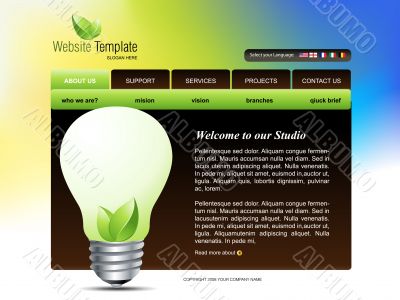 Website template