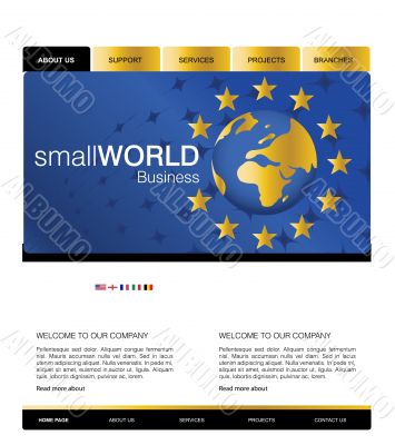 Website template
