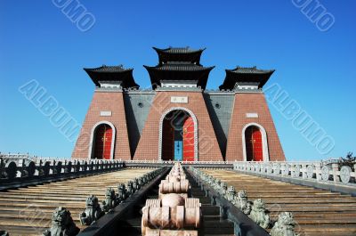 China Gate, traditional Chinese ancient building