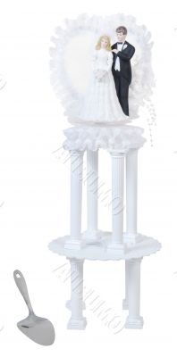 Bride and Groom Missing Wedding Cake
