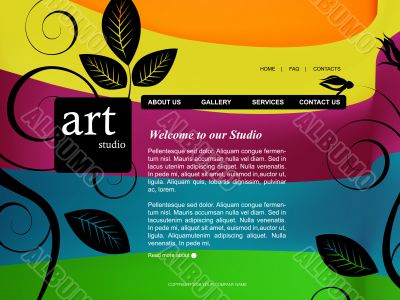 Website template