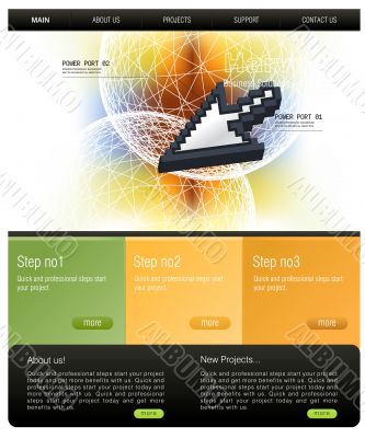 Website template