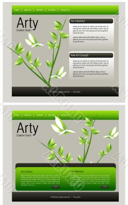 Website template