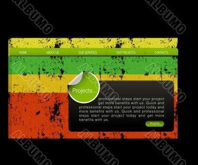 Website template