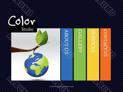 Website template