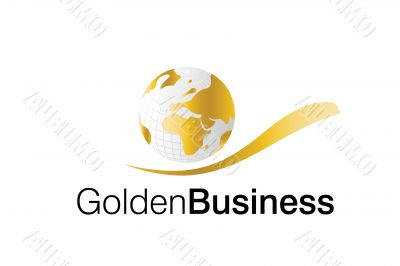 Golden Business Logo